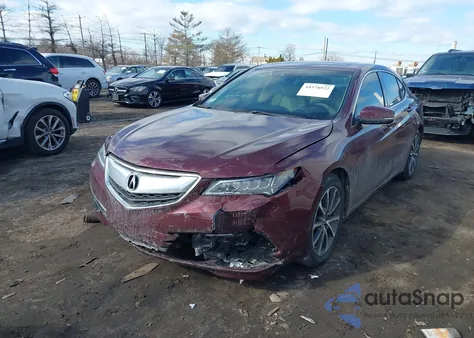 2015 Acura Tlx V6 Tech z USA, uszkodzony, nr VIN 19UUB3F53FA000689